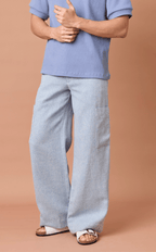 ALON PANTS - CHEVRON TWEED