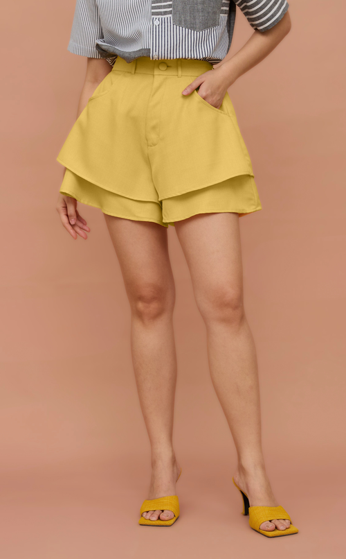 AZUL SHORTS - TOASTED BUTTER