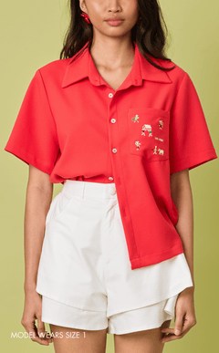 AZUL SHORTS - WHITE OXFORD