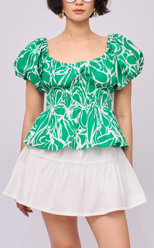 COSETTE SKORT - WHITE POPLIN