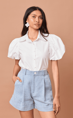 CELIA TOP - WHITE Shop.TayoStudio
