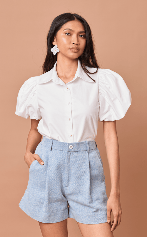 CELIA TOP - WHITE Shop.TayoStudio