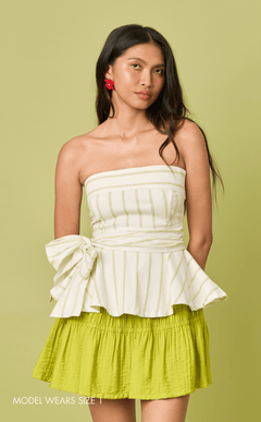 COSETTE SKORT - CHARTREUSE Shop.TayoStudio