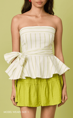 COSETTE SKORT - CHARTREUSE Shop.TayoStudio