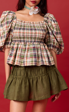 COSETTE SKORT - ARMY GREEN