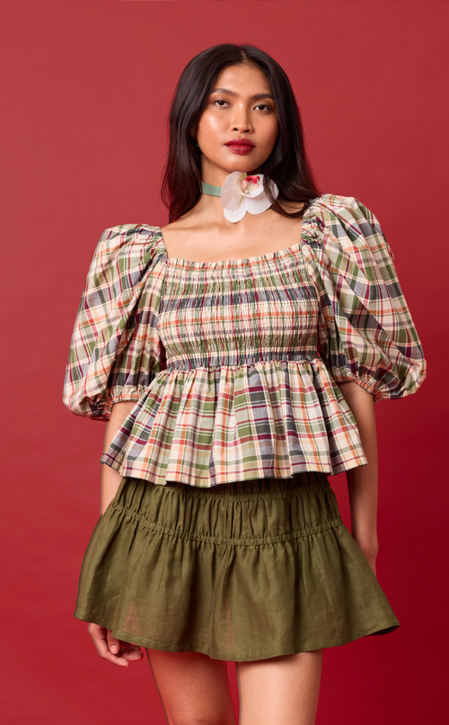 COSETTE SKORT - ARMY GREEN Shop.TayoStudio