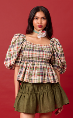 COSETTE SKORT - ARMY GREEN Shop.TayoStudio