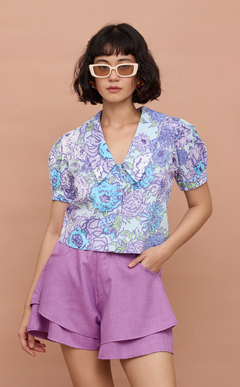 DANI TOP - PURPLE DAHLIA