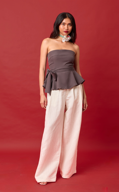 DATU PANTS - WHITE CHALK STRIPES