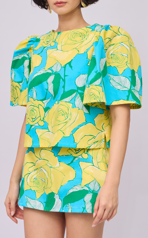 FILI TOP - RETRO FLORALS