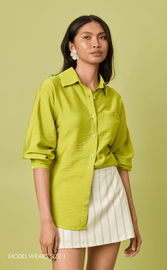 ESTRELLA TOP - CHARTREUSE