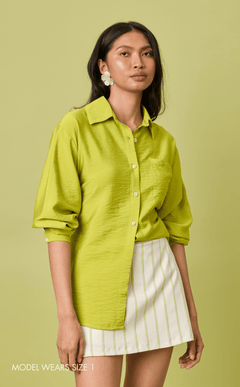 ESTRELLA TOP - CHARTREUSE Shop.TayoStudio