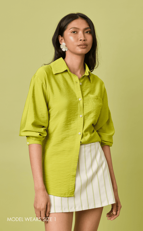 ESTRELLA TOP - CHARTREUSE Shop.TayoStudio