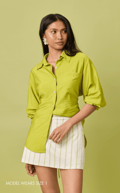 ESTRELLA TOP - CHARTREUSE Shop.TayoStudio