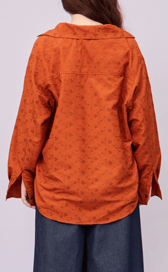 ESCOLTA TOP - PUMPKIN EYELET