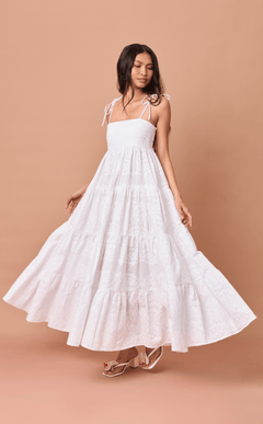 GABRIELA DRESS - WHITE LACE