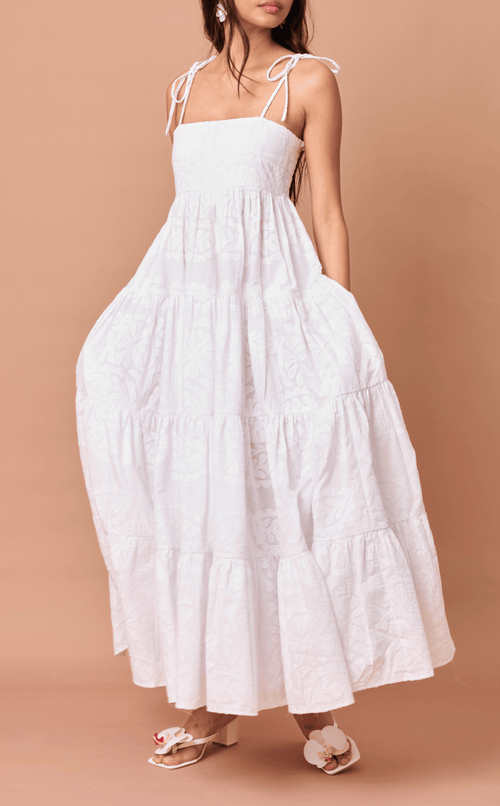 GABRIELA DRESS - WHITE LACE