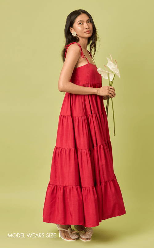 GABRIELA DRESS - RED (PRE-ORDER) Shop.TayoStudio