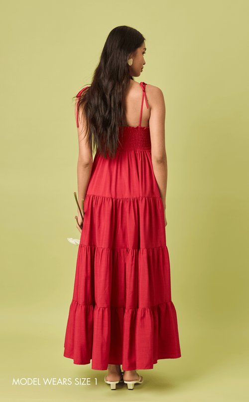 GABRIELA DRESS - RED (PRE-ORDER)