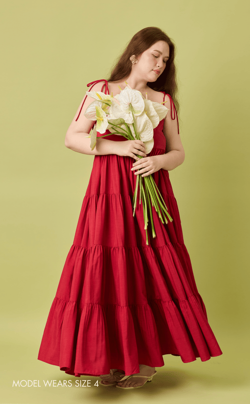 GABRIELA DRESS - RED (PRE-ORDER)