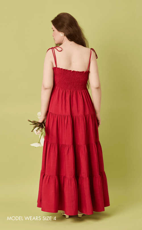 GABRIELA DRESS - RED (PRE-ORDER)