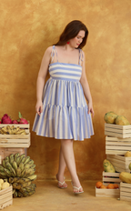GABI DRESS - NAUTICAL STRIPES Shop.TayoStudio