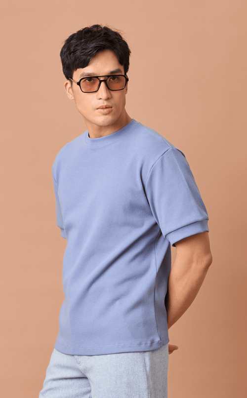 JOSE TEE - GUNPOWDER BLUE Shop.TayoStudio