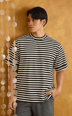 JOSE TEE - WHITE STRIPES