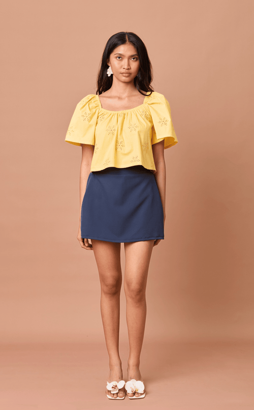 KAROL SKORT - NAVY BLUE Shop.TayoStudio