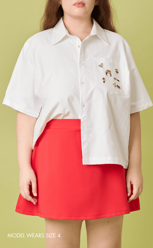 KAROL SKORT - RED Shop.TayoStudio