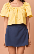 KAROL SKORT - NAVY BLUE Shop.TayoStudio