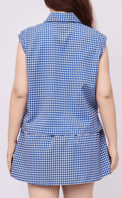 KAROL SKORT - BLUE GINGHAM 2