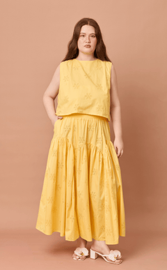 LIGAYA SET - YELLOW EYELET (PRE-ORDER) Shop.TayoStudio