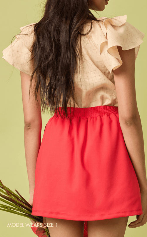 LUMEN TOP - MULTICOLOR GRID