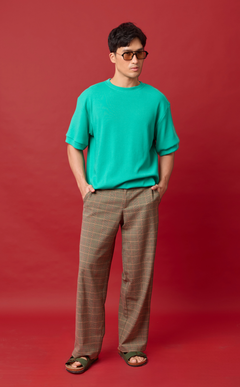 MANUEL PANTS - HOUNDSTOOTH PLAID Shop.TayoStudio