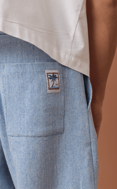 MANUEL PANTS - CHEVRON TWEED