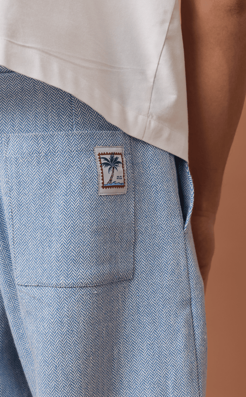 MANUEL PANTS - CHEVRON TWEED