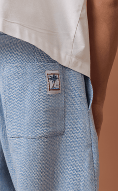 MANUEL PANTS - CHEVRON TWEED Shop.TayoStudio