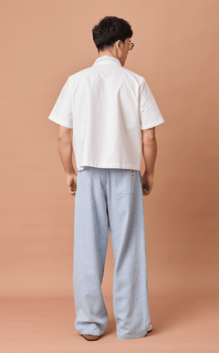 MANUEL PANTS - CHEVRON TWEED Shop.TayoStudio