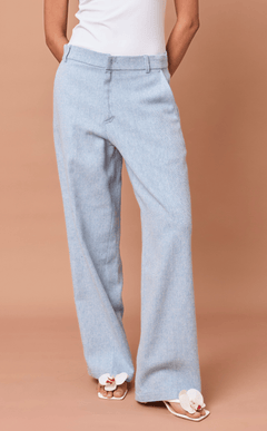 MANUEL PANTS - CHEVRON TWEED Shop.TayoStudio