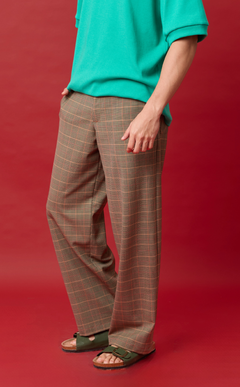 MANUEL PANTS - HOUNDSTOOTH PLAID Shop.TayoStudio