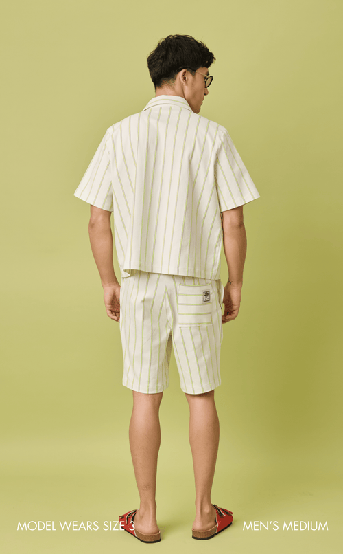 MANU SHORTS - NEON STRIPES Shop.TayoStudio