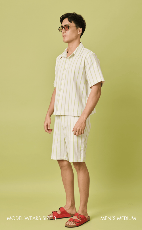 MANU SHORTS - NEON STRIPES Shop.TayoStudio