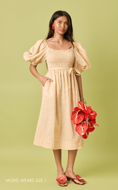 MARIKIT DRESS - MULTICOLOR GRID