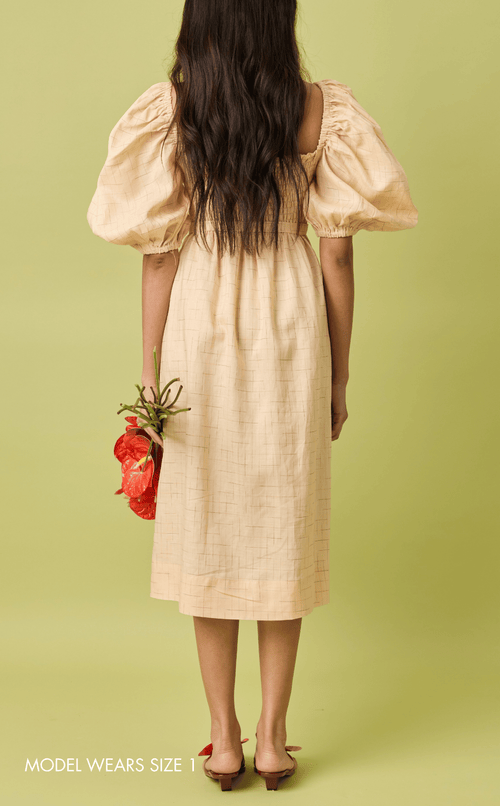 MARIKIT DRESS - MULTICOLOR GRID Shop.TayoStudio