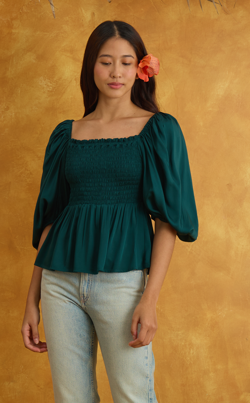 MARIKIT TOP - EMERALD Shop.TayoStudio