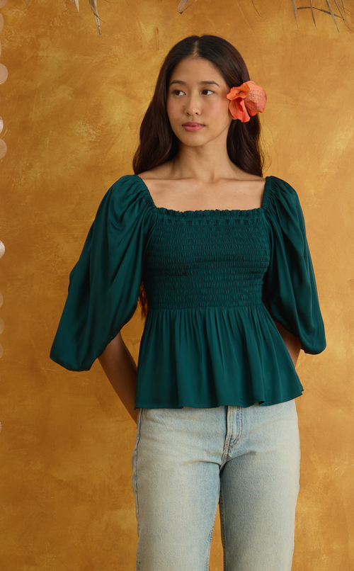 MARIKIT TOP - EMERALD Shop.TayoStudio