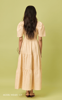 MUTYA DRESS - MULTICOLOR GRID Shop.TayoStudio