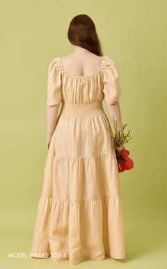 MUTYA DRESS - MULTICOLOR GRID Shop.TayoStudio