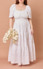 MUTYA DRESS - WHITE LACE Shop.TayoStudio